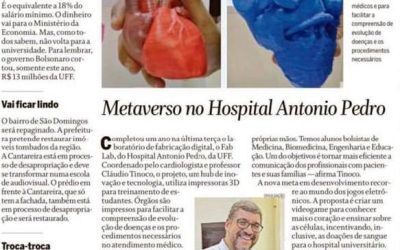 Jornal O Globo publica reportagem divulgando o HSE Lab
